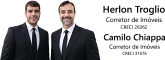 Herlon Troglio e Camilo Chiappa Corretores - CRECI/SC 26.362-F e 31.676-F